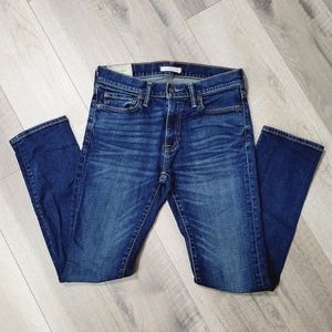 A&F Skinny Blue Jeans 29x30